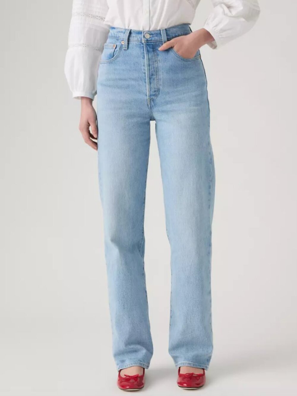 Levi’s Ribcage Straight Leg Jeans - High Rise Size 28